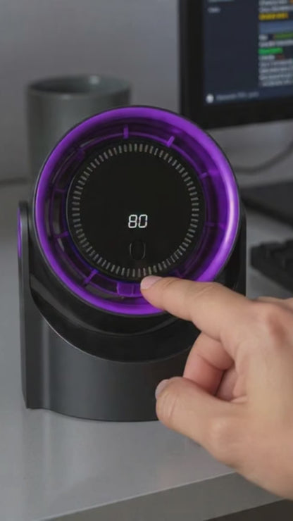 Versatile Multi-Function Electric Fan: Silent, Portable Air Circulator for Home, Office, and Camping