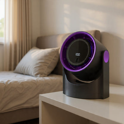 Versatile Multi-Function Electric Fan: Silent, Portable Air Circulator for Home, Office, and Camping
